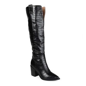 JOURNEE COLLECTION THERESE BLACK BOOTS SZ 7 NE